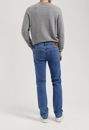 Bryce Mid Straight - Stone Vintage from Mud Jeans