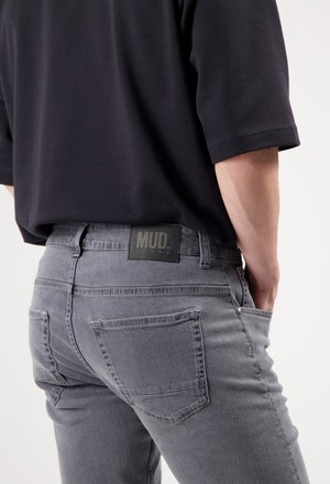 Rick Mid Slim - Light Grey from Mud Jeans
