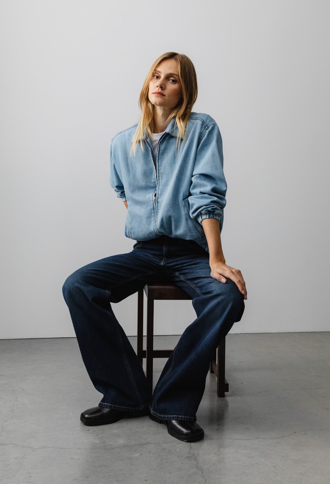 Cleo Mid Loose - Rustic Blue from Mud Jeans