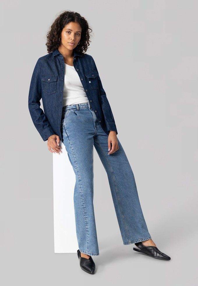 Shirley Shirt - Strong Blue from Mud Jeans