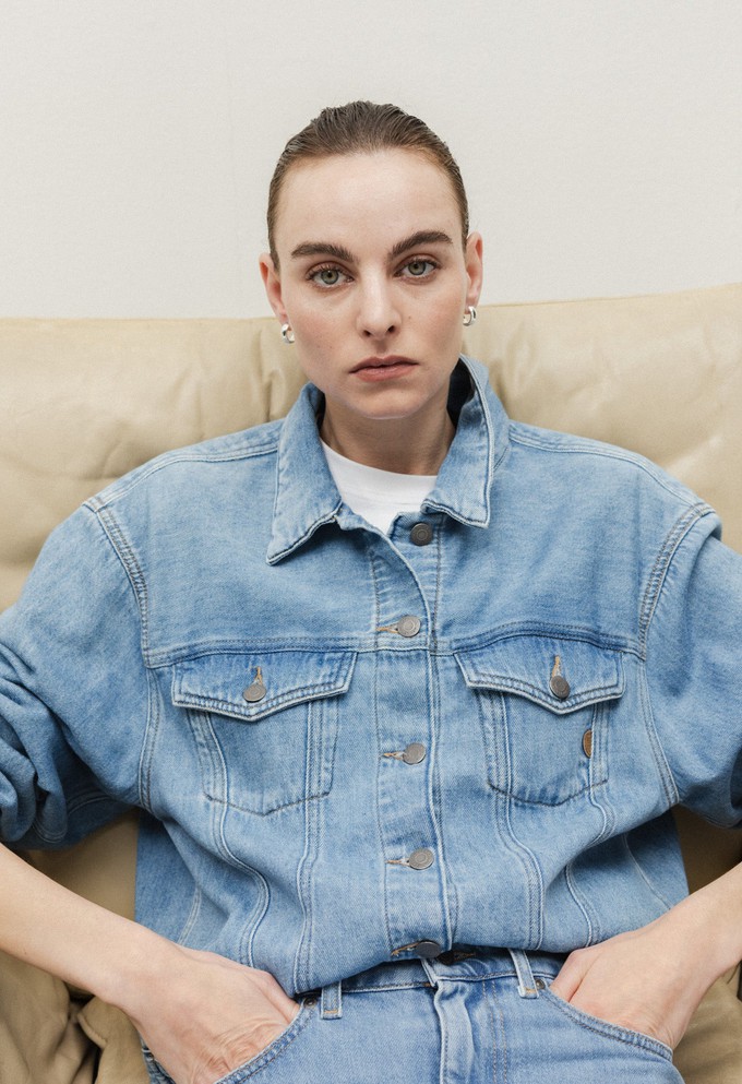 Fran Jacket - Stone Vintage from Mud Jeans