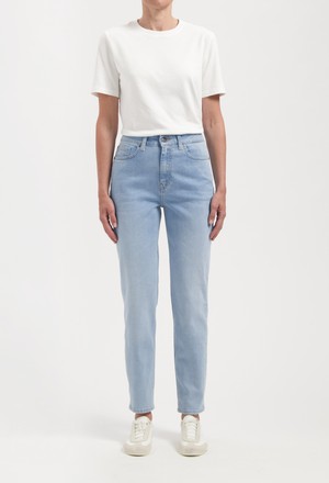 Mams High Tapered - Light Aged from Mud Jeans