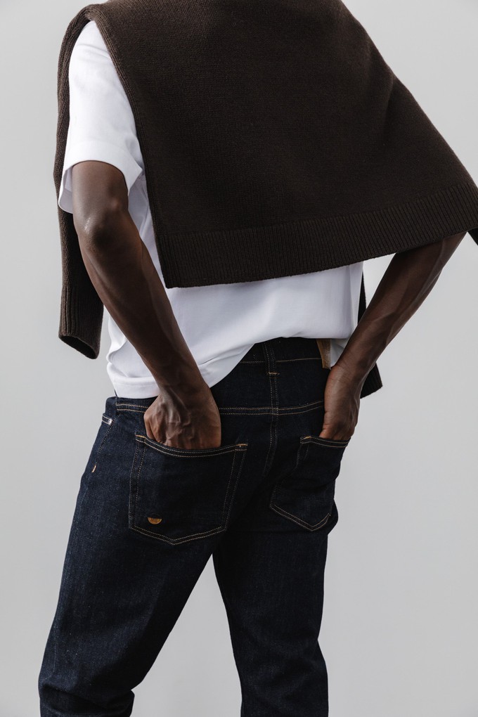 Bryce Mid Straight - Strong Blue from Mud Jeans