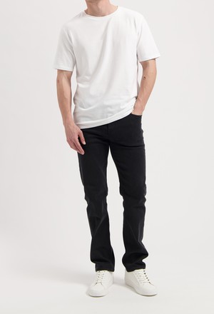 Bryce Mid Straight - Stone Black from Mud Jeans
