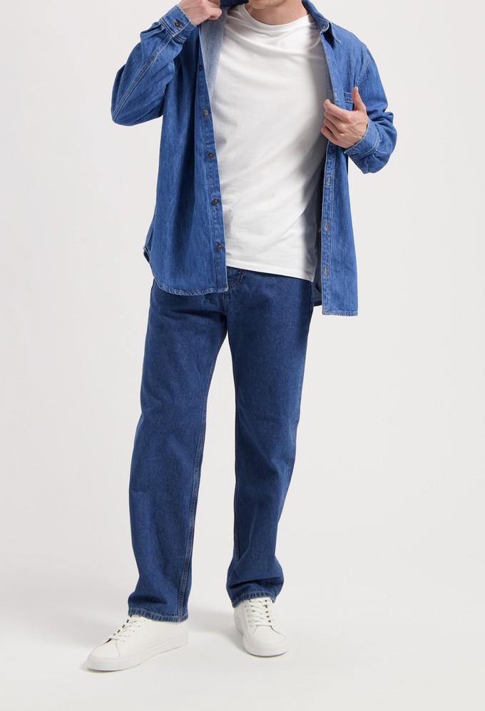 Alex Mid Loose - Medium Stone from Mud Jeans