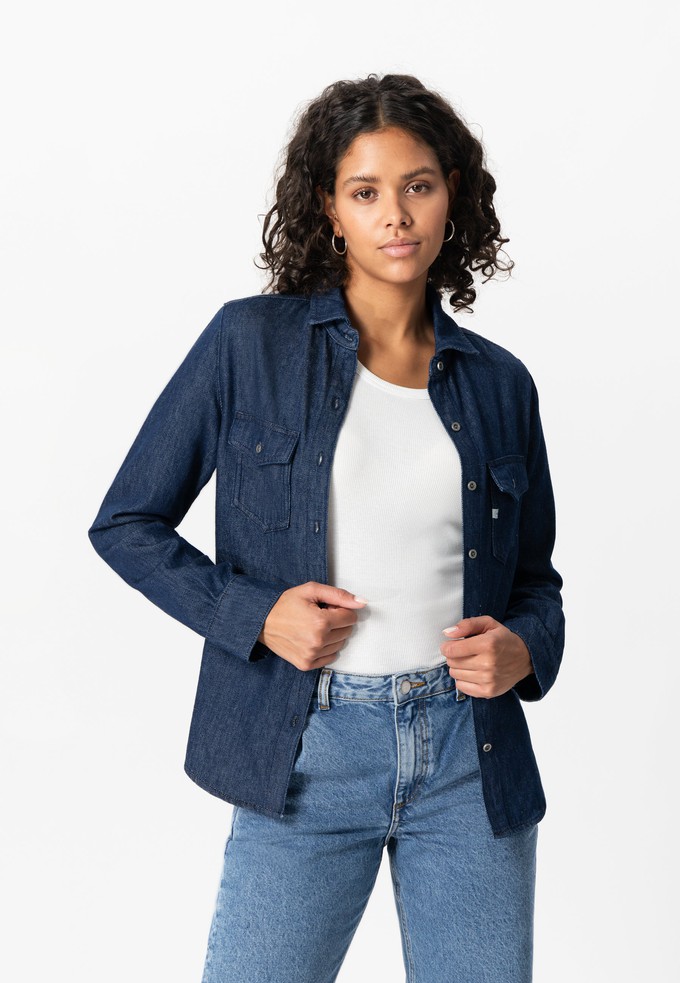 Shirley Shirt - Strong Blue from Mud Jeans