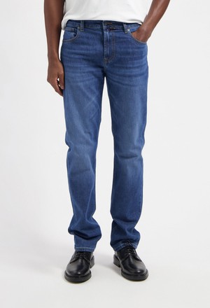 Bryce Mid Straight - Authentic Indigo from Mud Jeans
