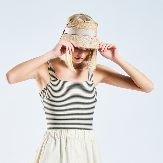 STRAW SUN VISOR natural from Mymarini