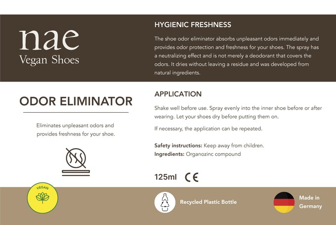 Spray Odor White from NAE Vegan Shoes