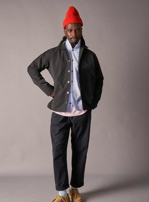 Black Neem Bomber Sorona Rain Jacket from Neem London