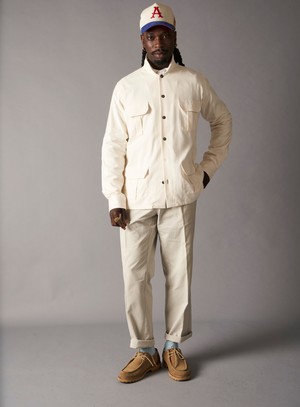 Regenerative Cotton Undyed & Unbleached OverShirt from Neem London