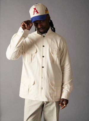 Regenerative Cotton Undyed & Unbleached OverShirt from Neem London