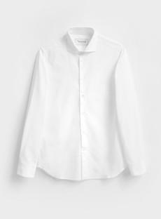 Recycled Italian White Cut Away Shirt via Neem London