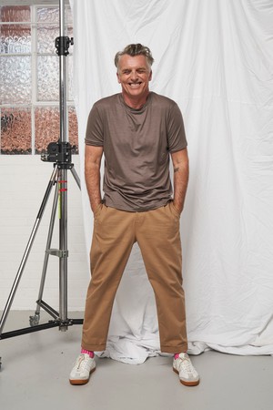 ZQ Merino Wool Jersey Oatmeal T-Shirt from Neem London