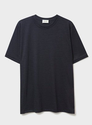 ZQ Merino Wool Black Stripe T-Shirt from Neem London