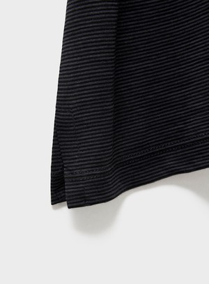 ZQ Merino Wool Black Stripe T-Shirt from Neem London
