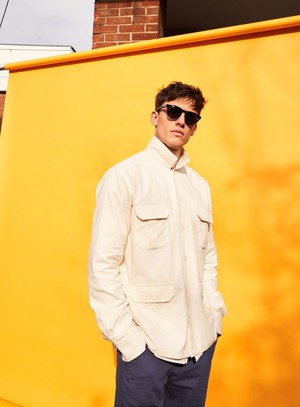 Regenerative Cotton Undyed & Unbleached OverShirt from Neem London