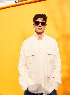 Regenerative Cotton Undyed & Unbleached OverShirt from Neem London
