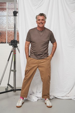 ZQ Merino Wool Jersey Oatmeal T-Shirt from Neem London