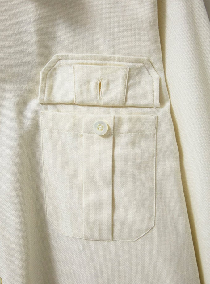 Regenerative Cotton Undyed & Unbleached OverShirt from Neem London