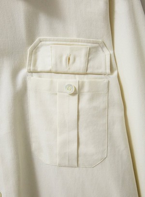 Regenerative Cotton Undyed & Unbleached OverShirt from Neem London