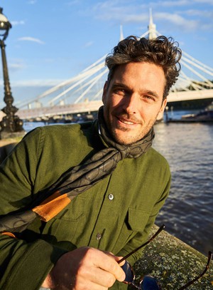 Recycled Italian Flannel Neem Green OverShirt from Neem London