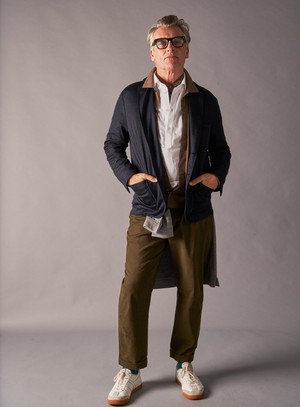 Recycled Italian White Popover Shirt from Neem London