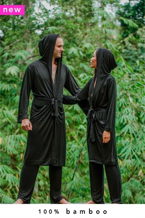 Men's 100% Bamboo Luxe Kimono from Nooboo