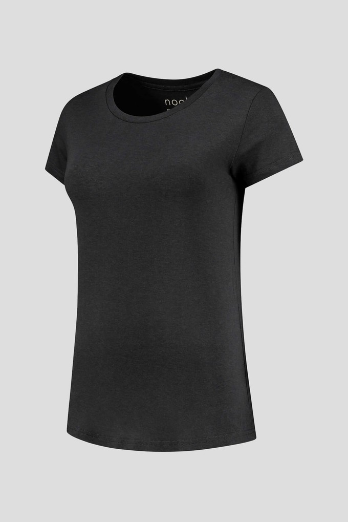 3302 BL - Luxe Bamboo Crew Neck T-Shirt Women - 185 g from Nooboo