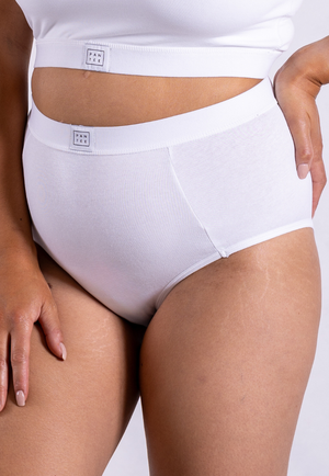 High Waisted Briefs, White from Not Basics