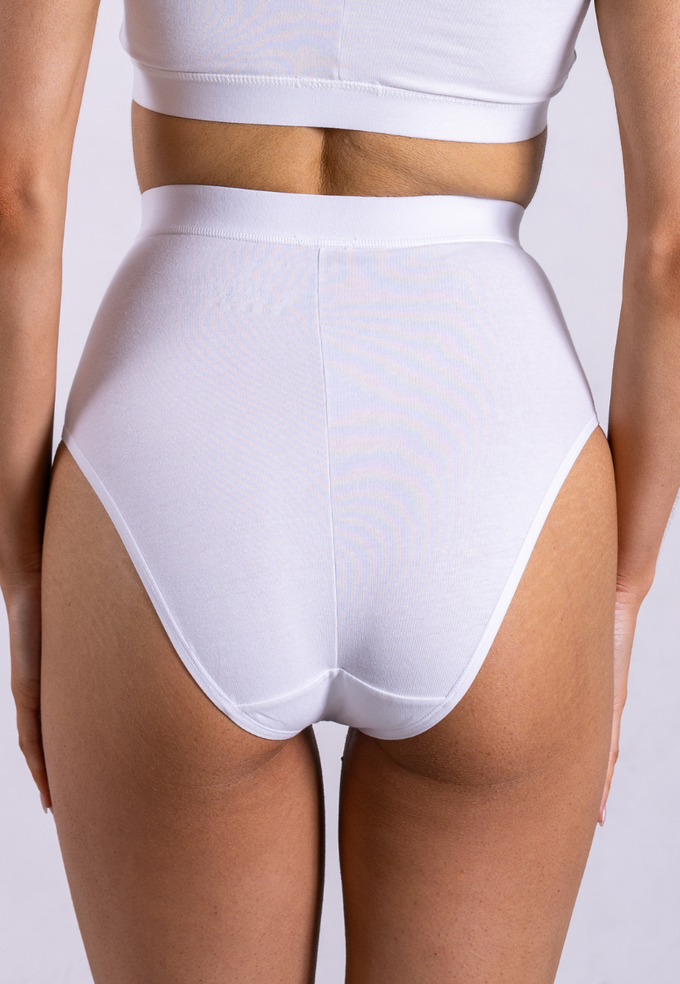 High Waisted Briefs, White from Not Basics