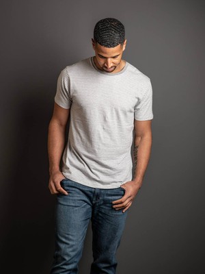 Striped, Organic Cotton T-Shirts [2 colours] from Of The Oceans