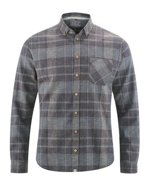 Checked Shirt in Hemp from Of The Oceans