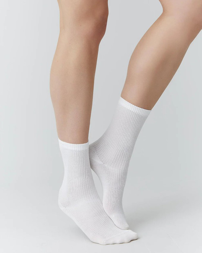 Chaussettes Billy en bambou - Blanches from Olly