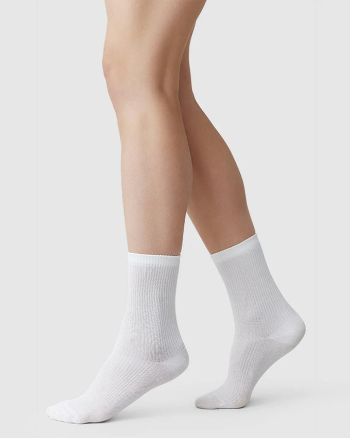 Chaussettes Billy en bambou - Blanches from Olly