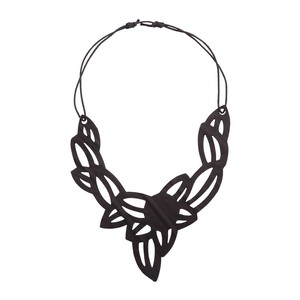 Iris Elegant Inner Tube Vegan Necklace from Paguro Upcycle