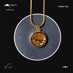 Virgo Zodiac Sign Sustainable Necklace from Paguro Upcycle