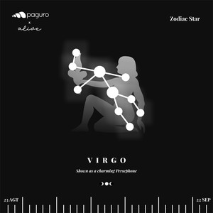 Virgo Zodiac Sign Sustainable Necklace from Paguro Upcycle