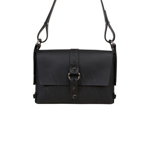 Reina Black Vegan Handbag from Paguro Upcycle