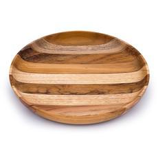 Premium Upcycled End Grain Wooden Serving Plate (2 Patterns) via Paguro Upcycle