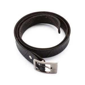 Slim Recycled Tyre Vegan Biker Belt from Paguro Upcycle