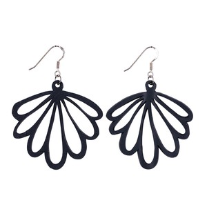 Shell Recycled Rubber Earrings from Paguro Upcycle