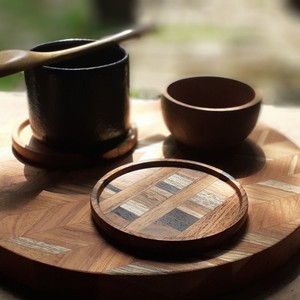 Unique Handmade End Grain Wooden Coasters (Set of 2 or 4) from Paguro Upcycle