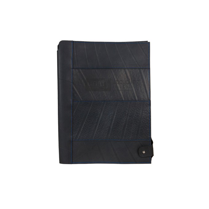 Recycled Rubber Vegan Notebook Holder from Paguro Upcycle