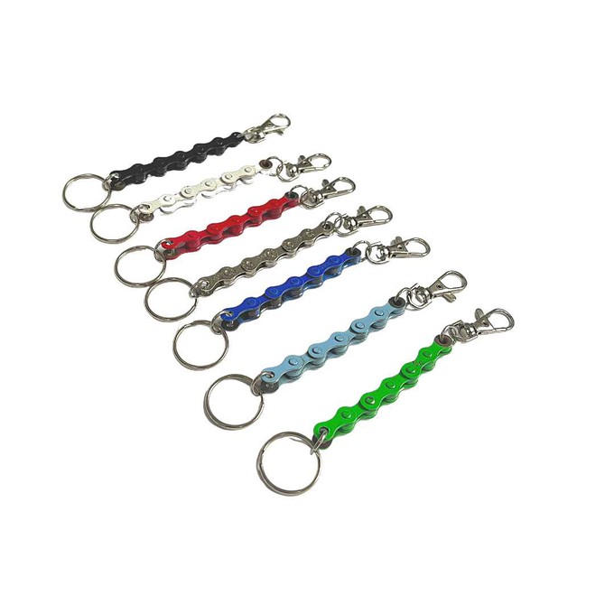 Recycled Bike Chain Vegan Keyring from Paguro Upcycle