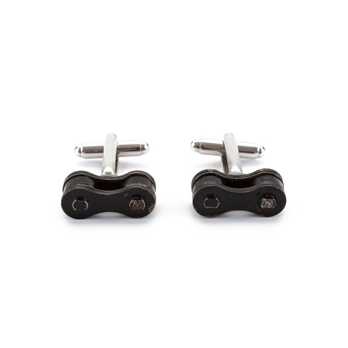 Recycled Bicycle Chain Cufflinks (3 Colours Available) from Paguro Upcycle