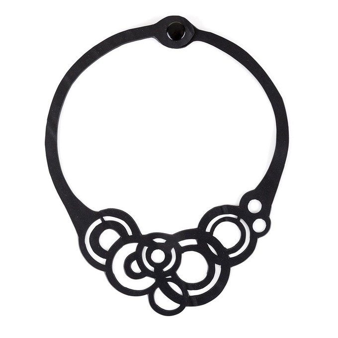 Circular Rubber Necklace from Paguro Upcycle