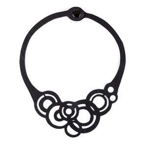 Circular Rubber Necklace from Paguro Upcycle