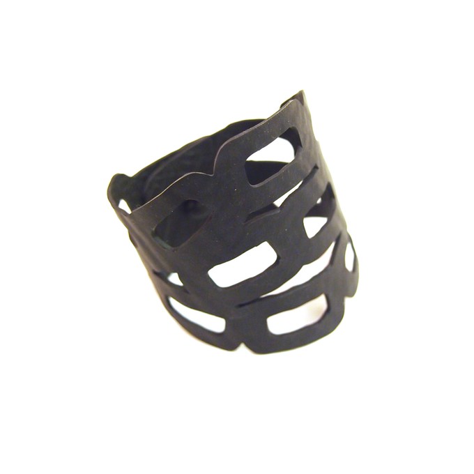 Chain Recycled Rubber Bracelet from Paguro Upcycle