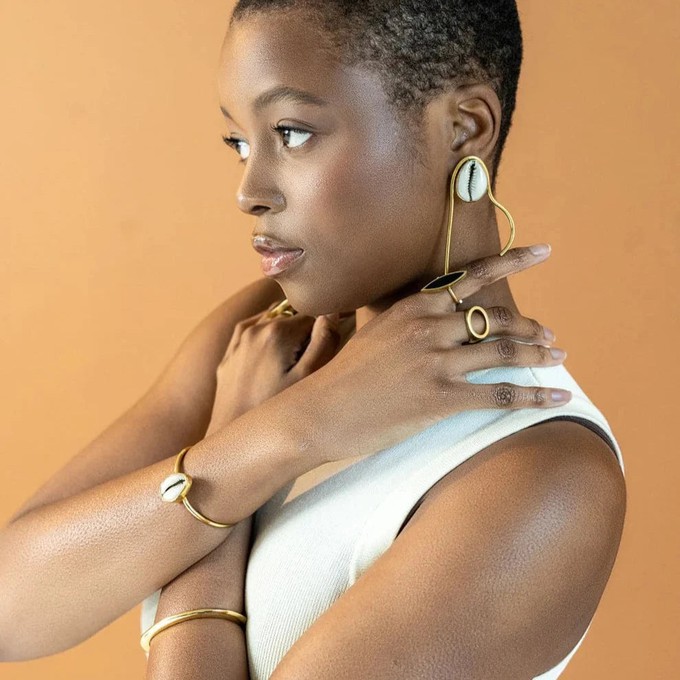 Tumaini Recycled Brass Adjustable Ring from Paguro Upcycle